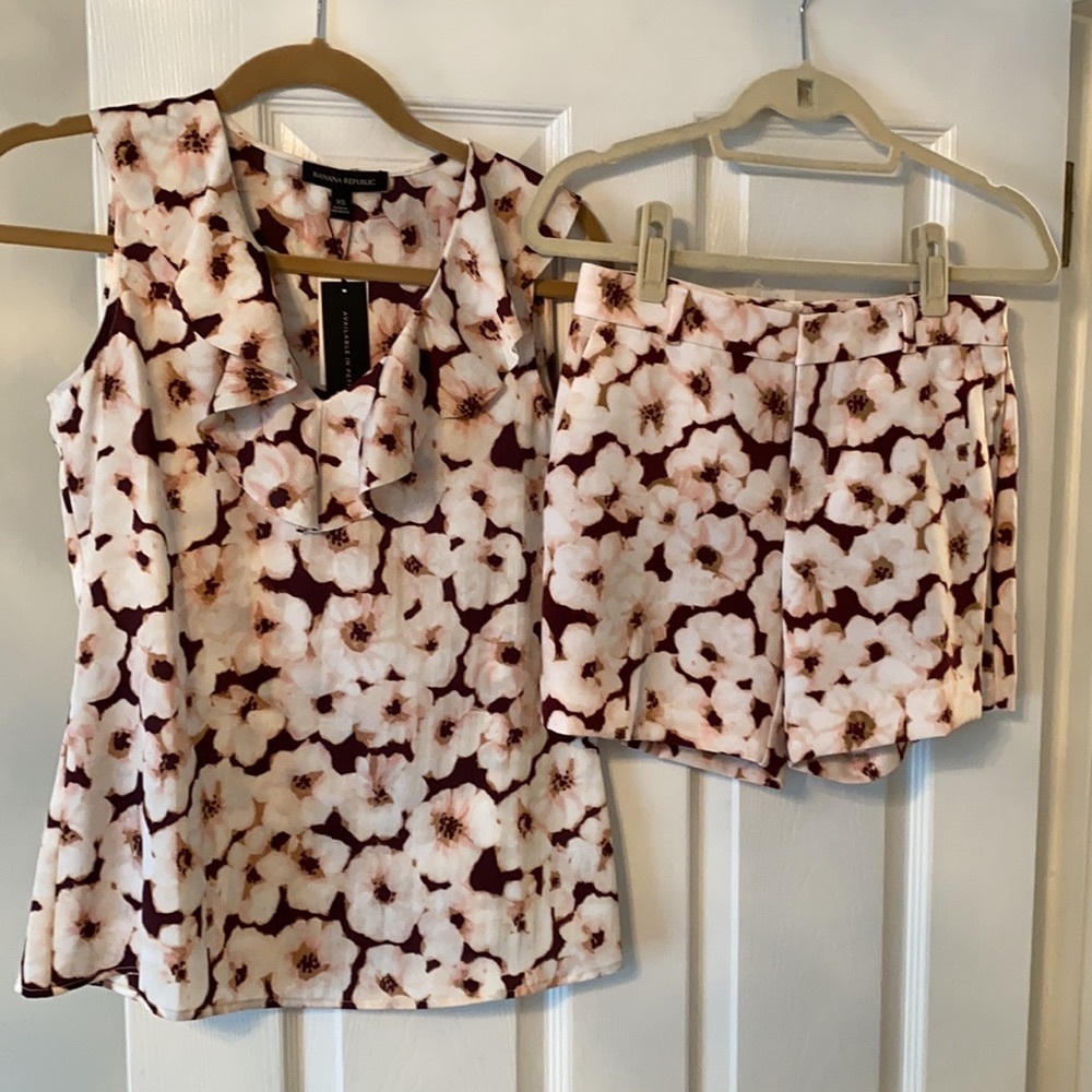 Top and shorts set